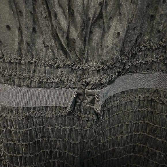 Elegant Black Lace Mesh VENUS Dress - Picture 6 of 6